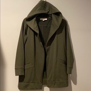 🖤 Like new Loft hooded cardigan sweater